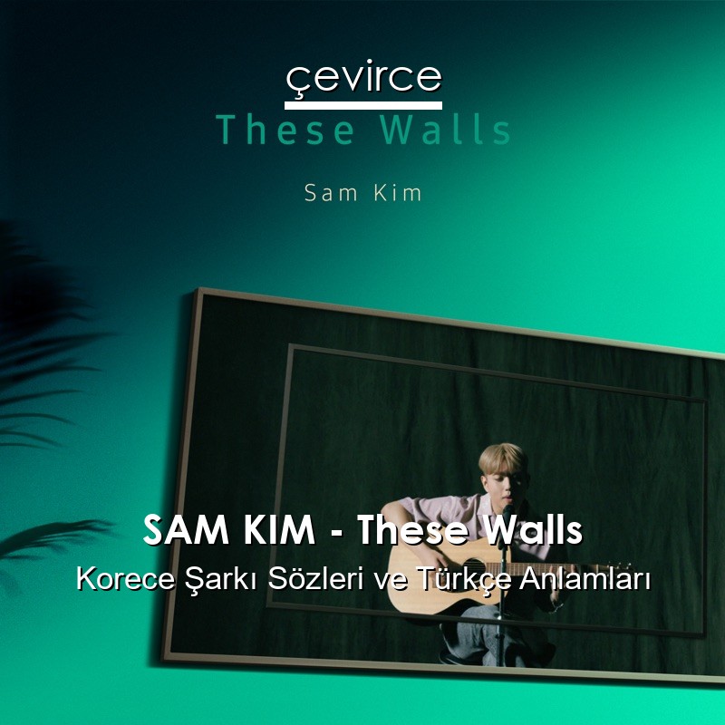 SAM KIM – These Walls Korece Şarkı Sözleri Türkçe Anlamları