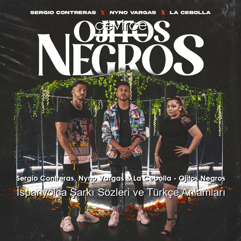 Sergio Contreras, Nyno Vargas & La Cebolla – Ojitos Negros İspanyolca Şarkı Sözleri Türkçe Anlamları