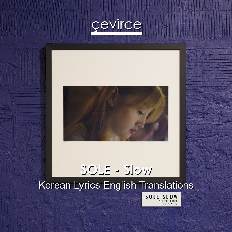 SOLE – Slow Korean Lyrics English Translations