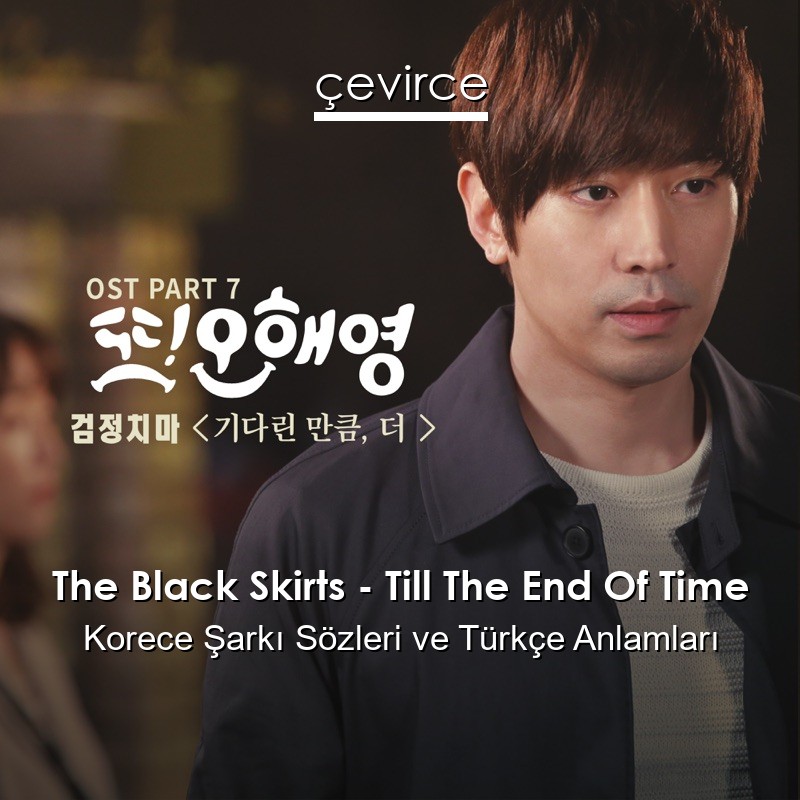 The Black Skirts – Till The End Of Time Korece Şarkı Sözleri Türkçe Anlamları