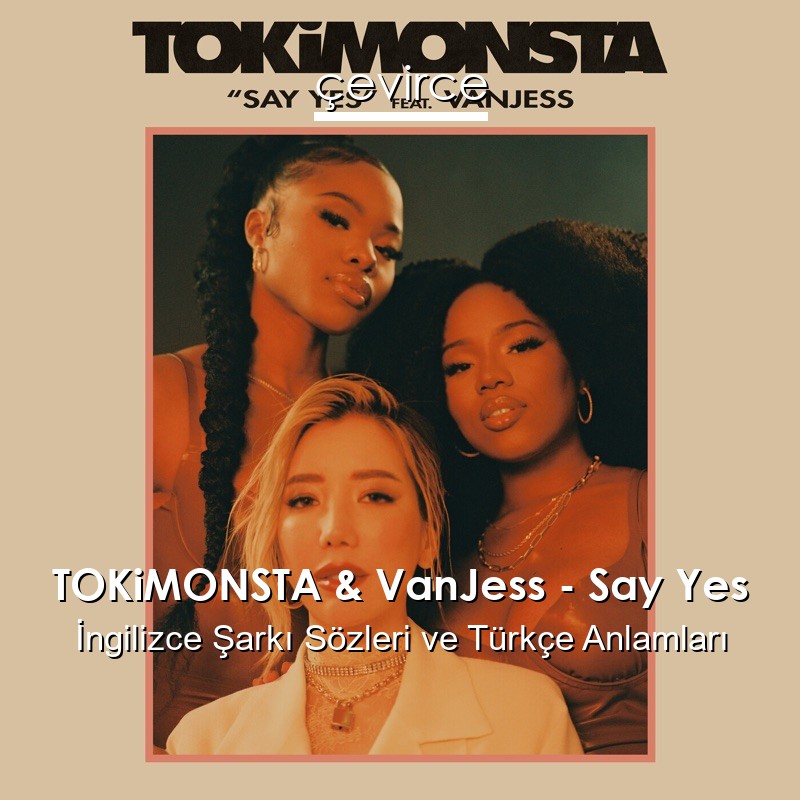 TOKiMONSTA & VanJess – Say Yes İngilizce Şarkı Sözleri Türkçe Anlamları