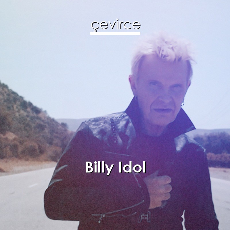 Billy Idol - Bitter taste.