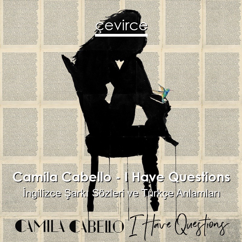 Camila Cabello – I Have Questions İngilizce Şarkı Sözleri Türkçe Anlamları