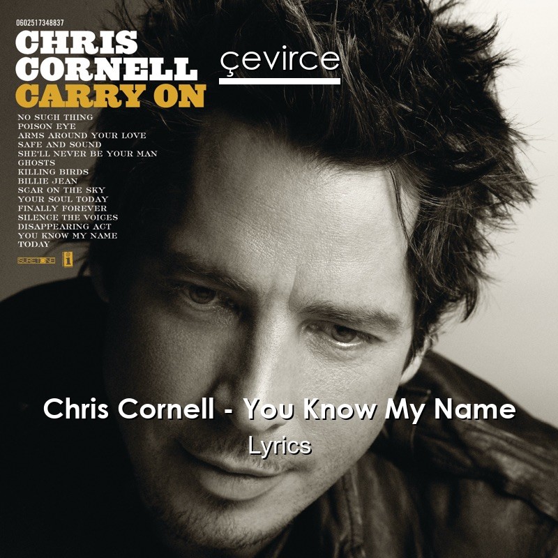 Chris Cornell – You Know My Name Lyrics