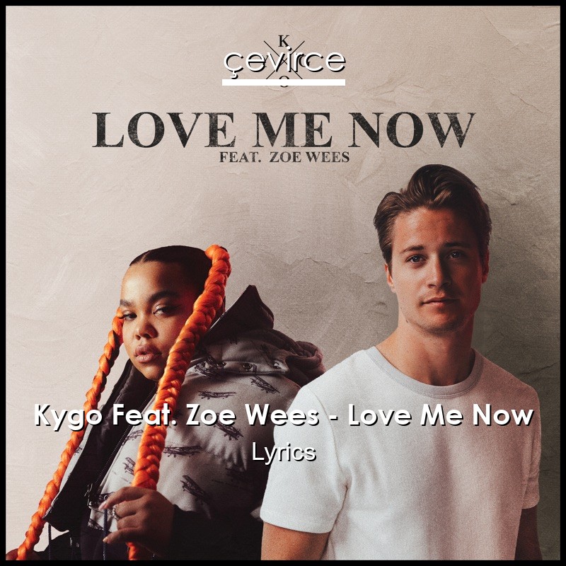 Kygo Feat. Zoe Wees – Love Me Now Lyrics