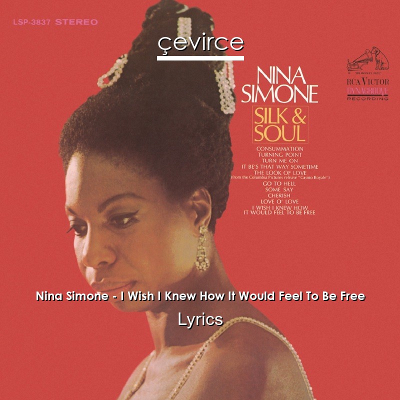 Nina Simone – I Wish I Knew How It Would Feel To Be Free Lyrics