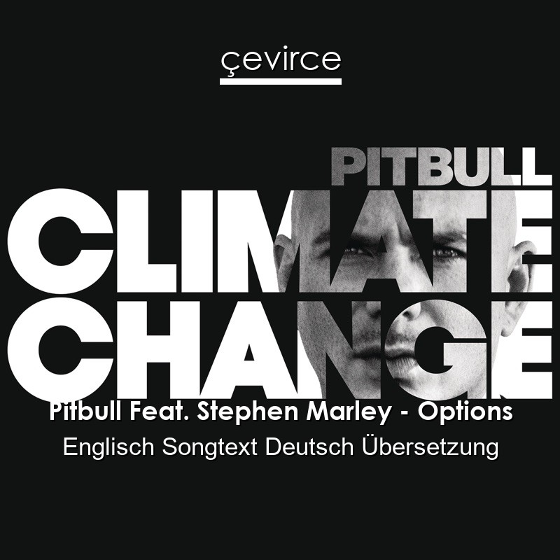 Pitbull Feat. Stephen Marley – Options Englisch Songtext Deutsch Übersetzung