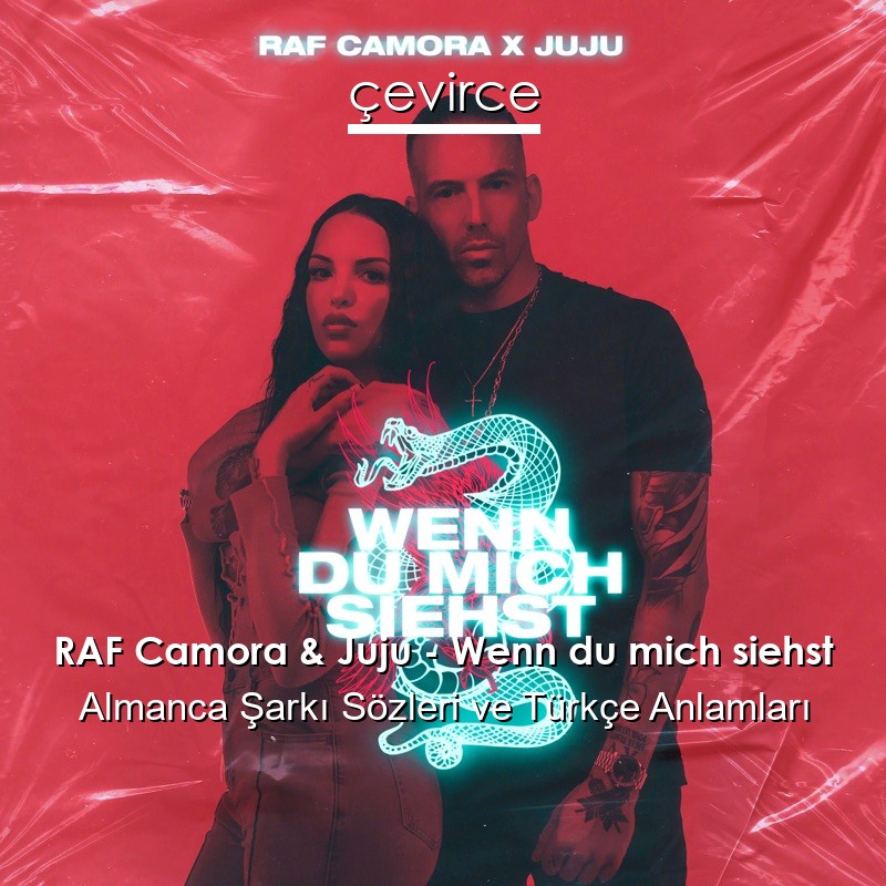 RAF Camora & Juju – Wenn du mich siehst Almanca Şarkı Sözleri Türkçe Anlamları