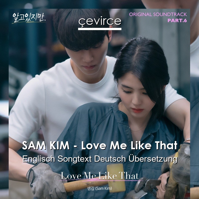 SAM KIM – Love Me Like That Englisch Songtext Deutsch Übersetzung