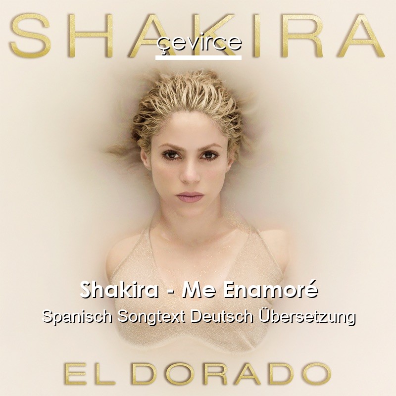 Shakira – Me Enamoré Spanisch Songtext Deutsch Übersetzung