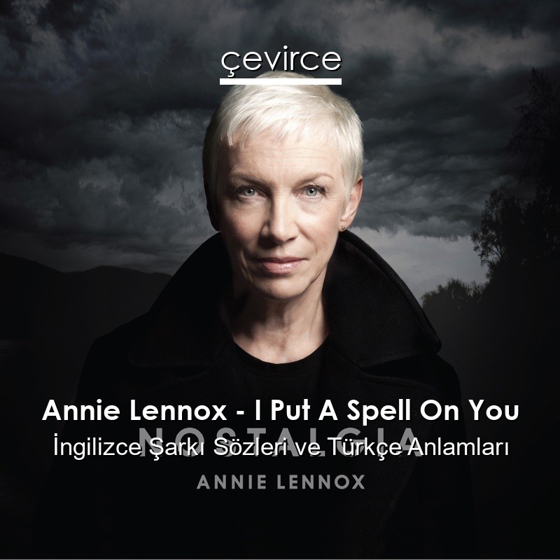 Annie Lennox – I Put A Spell On You İngilizce Şarkı Sözleri Türkçe Anlamları