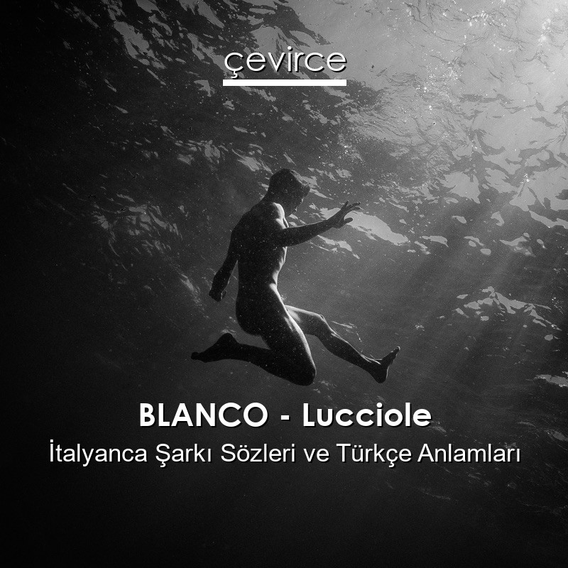 BLANCO – Lucciole İtalyanca Şarkı Sözleri Türkçe Anlamları