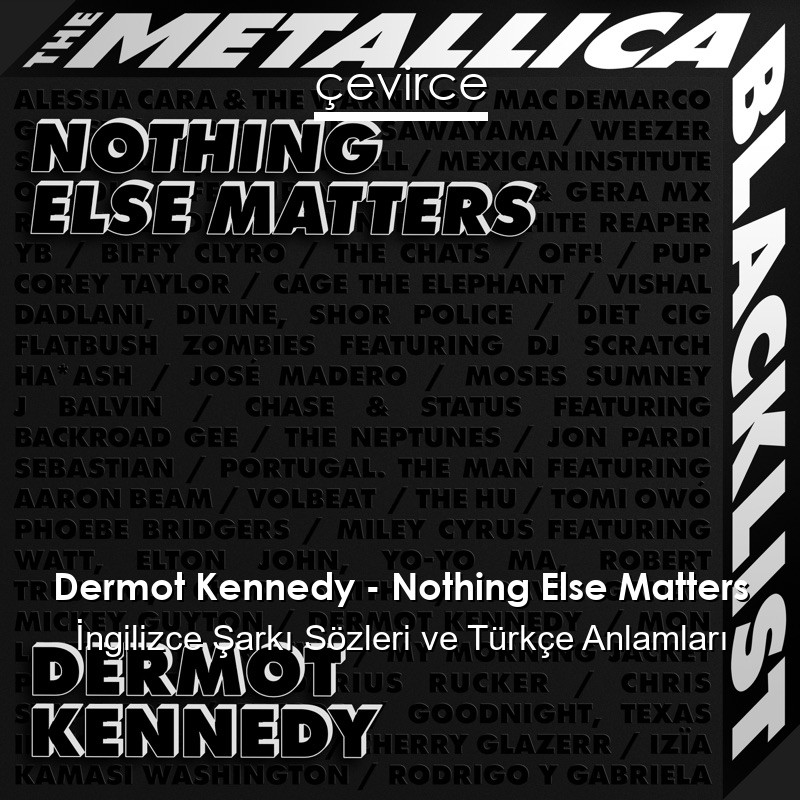 Dermot Kennedy – Nothing Else Matters İngilizce Şarkı Sözleri Türkçe Anlamları