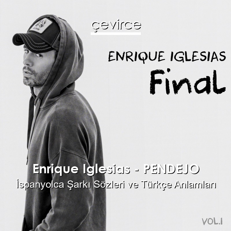 Enrique Iglesias – PENDEJO İspanyolca Şarkı Sözleri Türkçe Anlamları