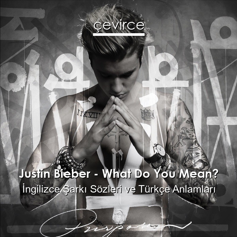 Justin Bieber – What Do You Mean? İngilizce Şarkı Sözleri Türkçe Anlamları