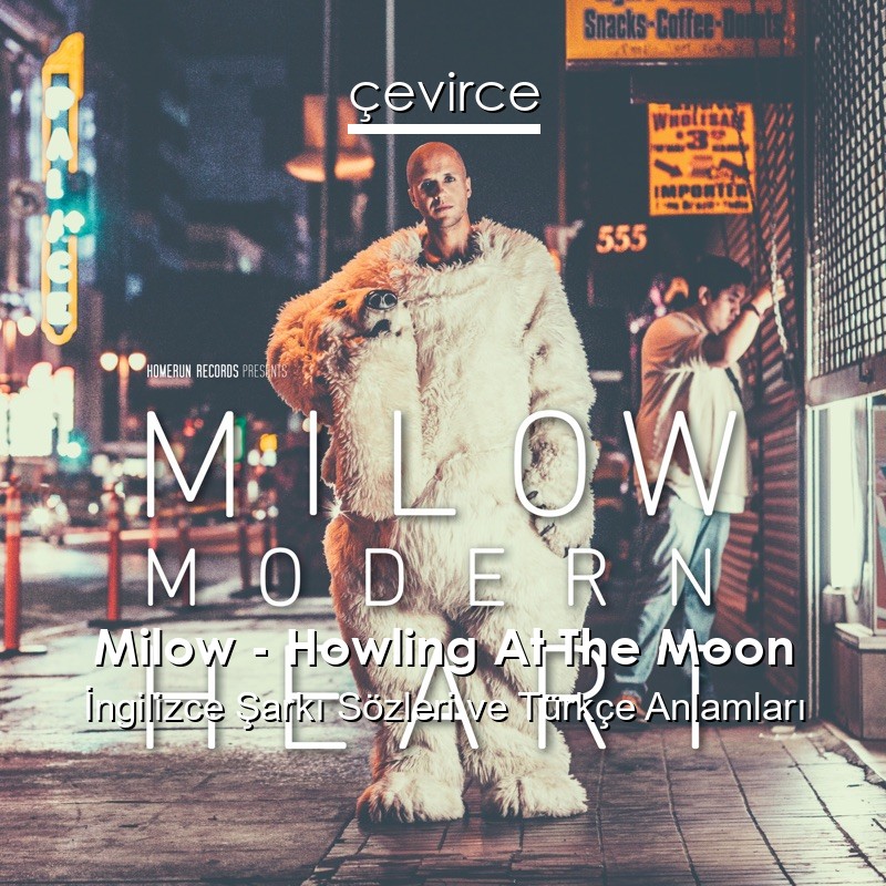Milow – Howling At The Moon İngilizce Şarkı Sözleri Türkçe Anlamları