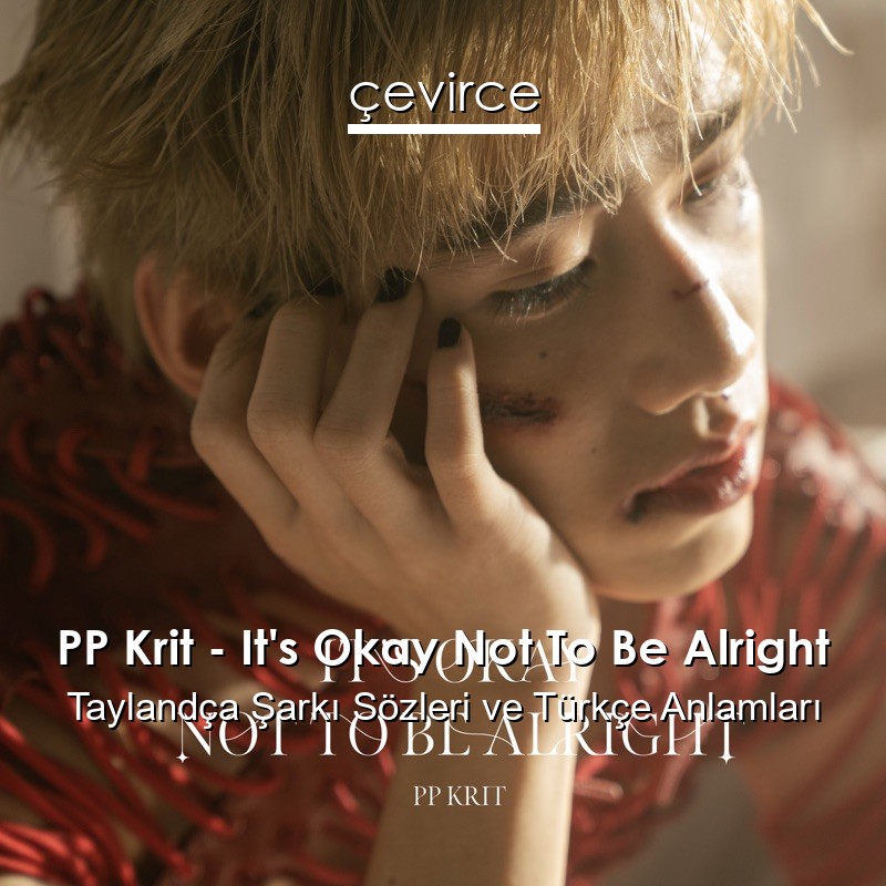 PP Krit – It’s Okay Not To Be Alright Taylandça Şarkı Sözleri Türkçe Anlamları