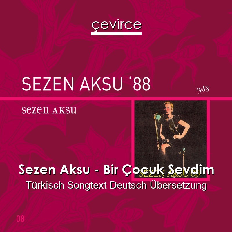 Sezen Aksu – Bir Çocuk Sevdim Türkisch Songtext Deutsch Übersetzung