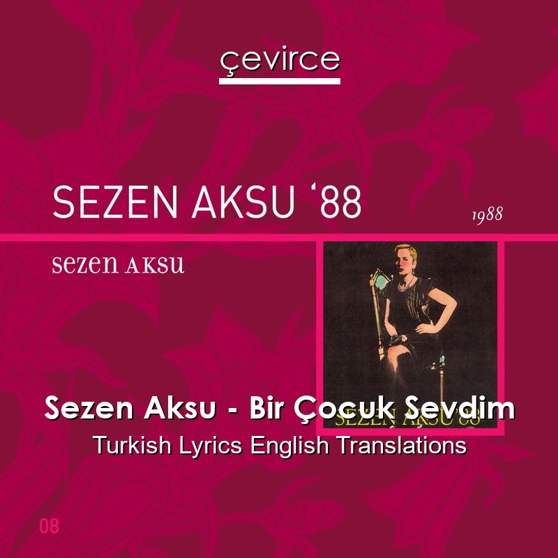 Sezen Aksu – Bir Çocuk Sevdim Turkish Lyrics English Translations