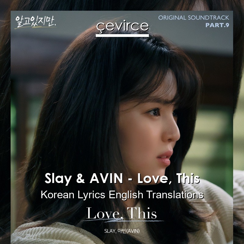 Slay & AVIN – Love, This Korean Lyrics English Translations