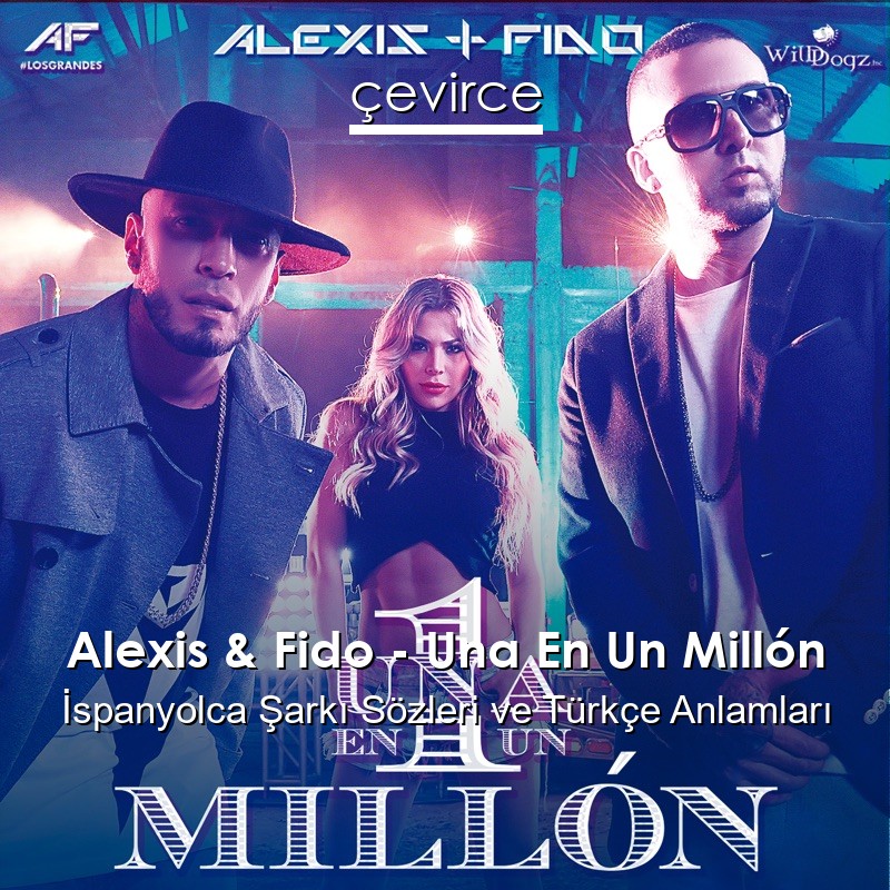 Alexis & Fido – Una En Un Millón İspanyolca Şarkı Sözleri Türkçe Anlamları