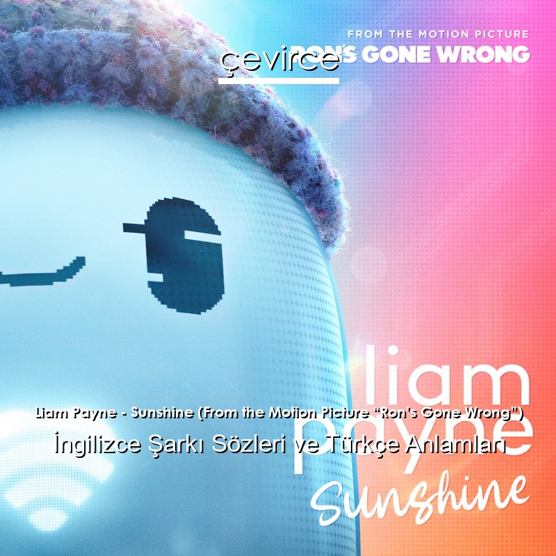 Liam Payne – Sunshine (From the Motion Picture “Ron’s Gone Wrong”) İngilizce Şarkı Sözleri Türkçe Anlamları