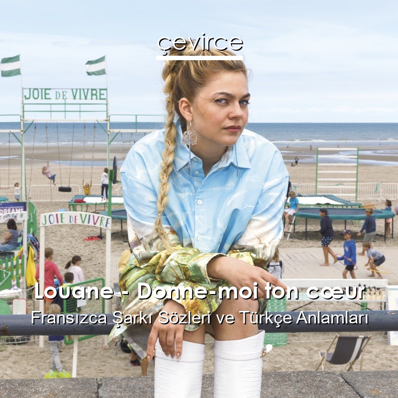 Louane – Donne-moi ton cœur Fransızca Şarkı Sözleri Türkçe Anlamları