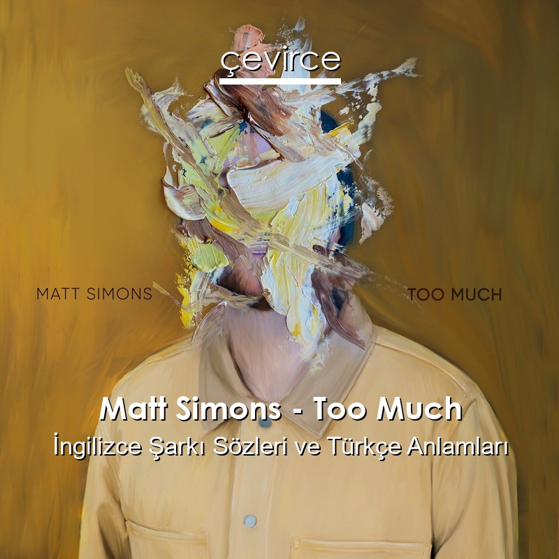 Matt Simons – Too Much İngilizce Şarkı Sözleri Türkçe Anlamları