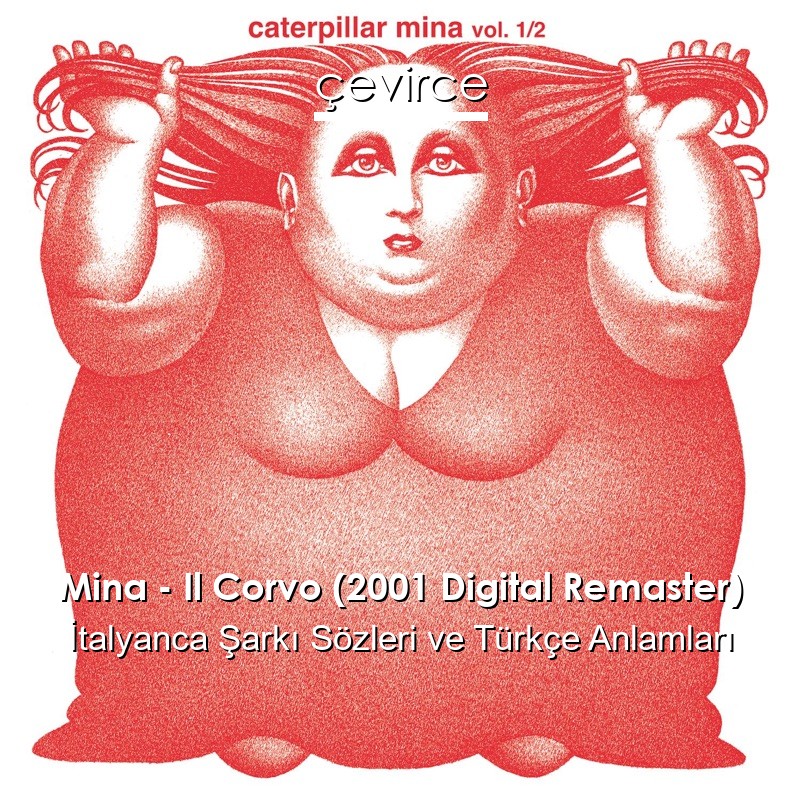 Mina – Il Corvo (2001 Digital Remaster) İtalyanca Şarkı Sözleri Türkçe Anlamları