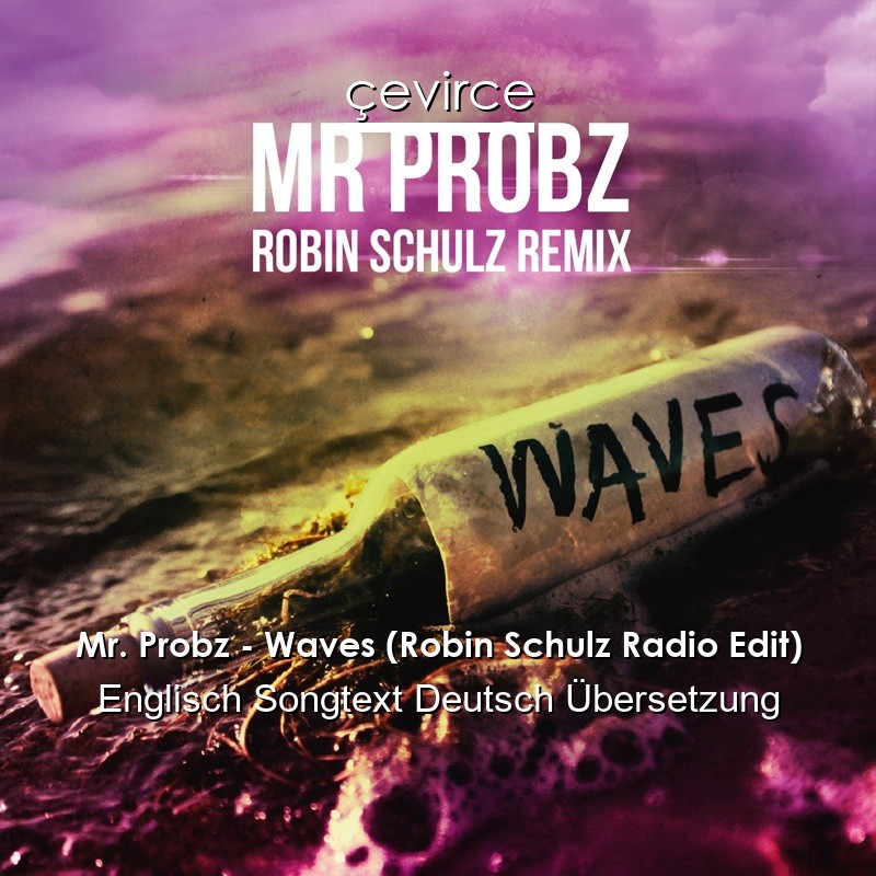 Mr. Probz – Waves (Robin Schulz Radio Edit) Englisch Songtext Deutsch Übersetzung