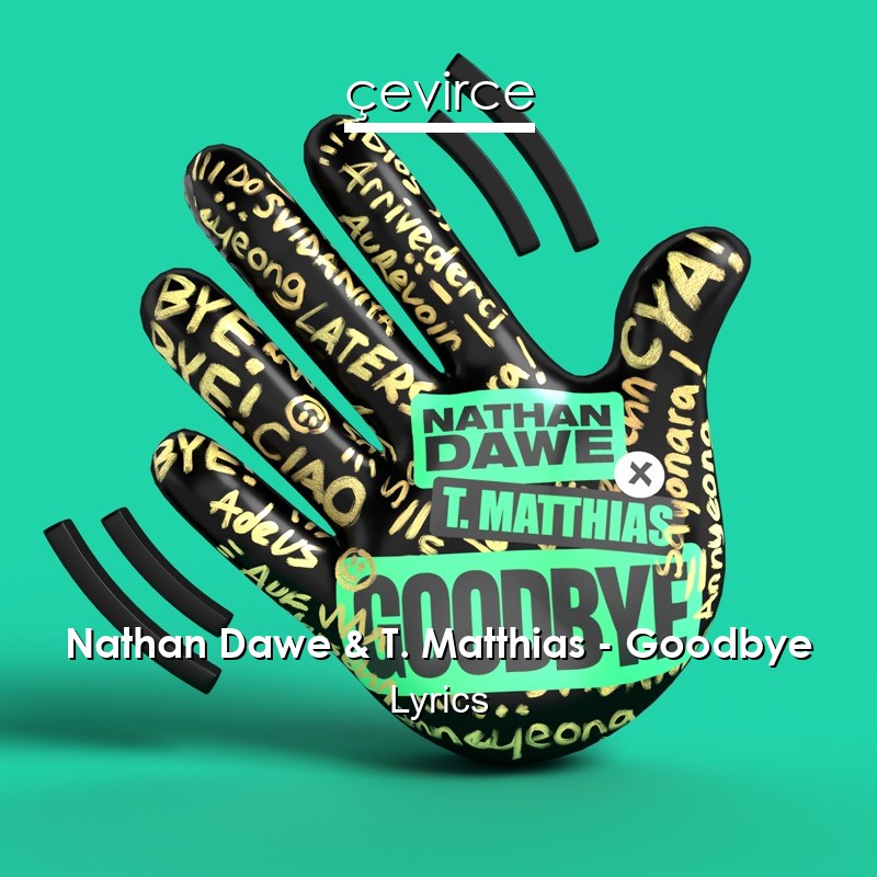 Nathan Dawe & T. Matthias – Goodbye Lyrics