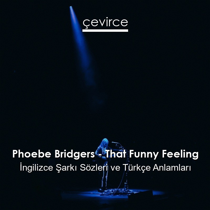 Phoebe Bridgers – That Funny Feeling İngilizce Şarkı Sözleri Türkçe Anlamları