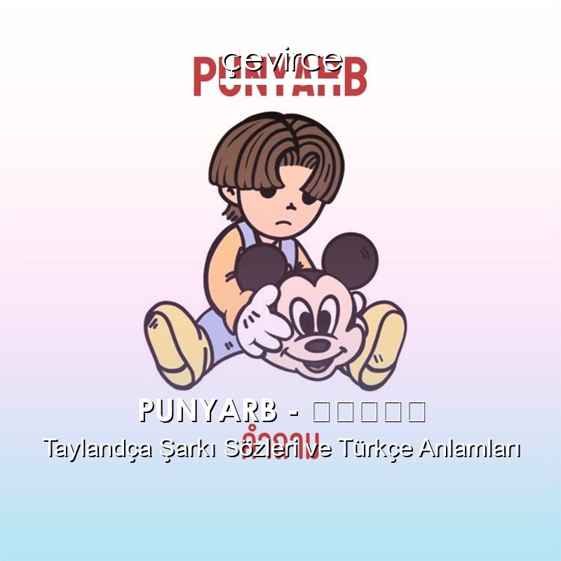 PUNYARB – คำถาม Taylandça Şarkı Sözleri Türkçe Anlamları