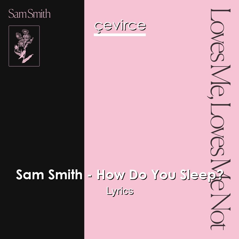 Sam Smith – How Do You Sleep? Lyrics