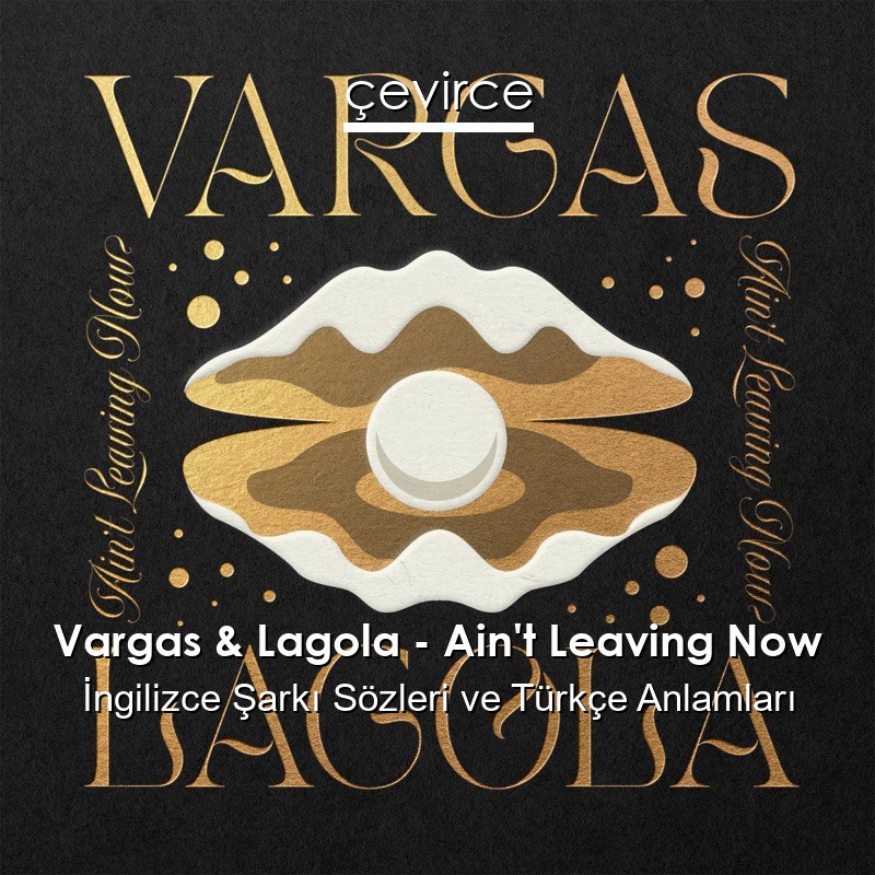 Vargas & Lagola – Ain’t Leaving Now İngilizce Şarkı Sözleri Türkçe Anlamları