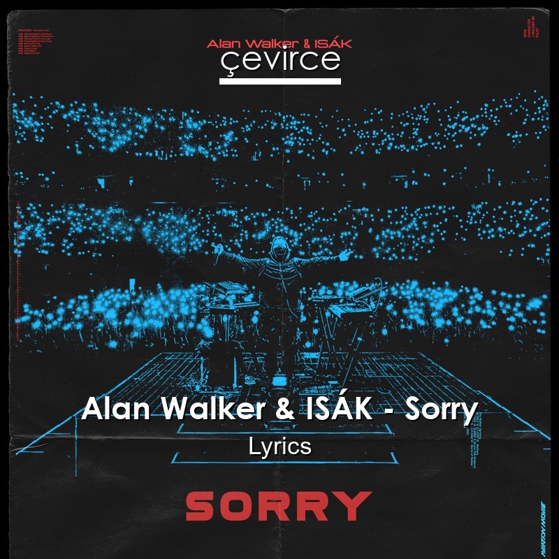 Alan Walker & ISÁK – Sorry Lyrics