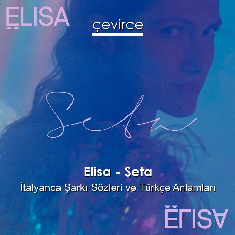 Elisa – Seta İtalyanca Şarkı Sözleri Türkçe Anlamları