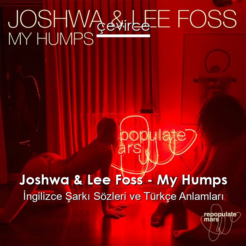 Joshwa & Lee Foss – My Humps İngilizce Şarkı Sözleri Türkçe Anlamları