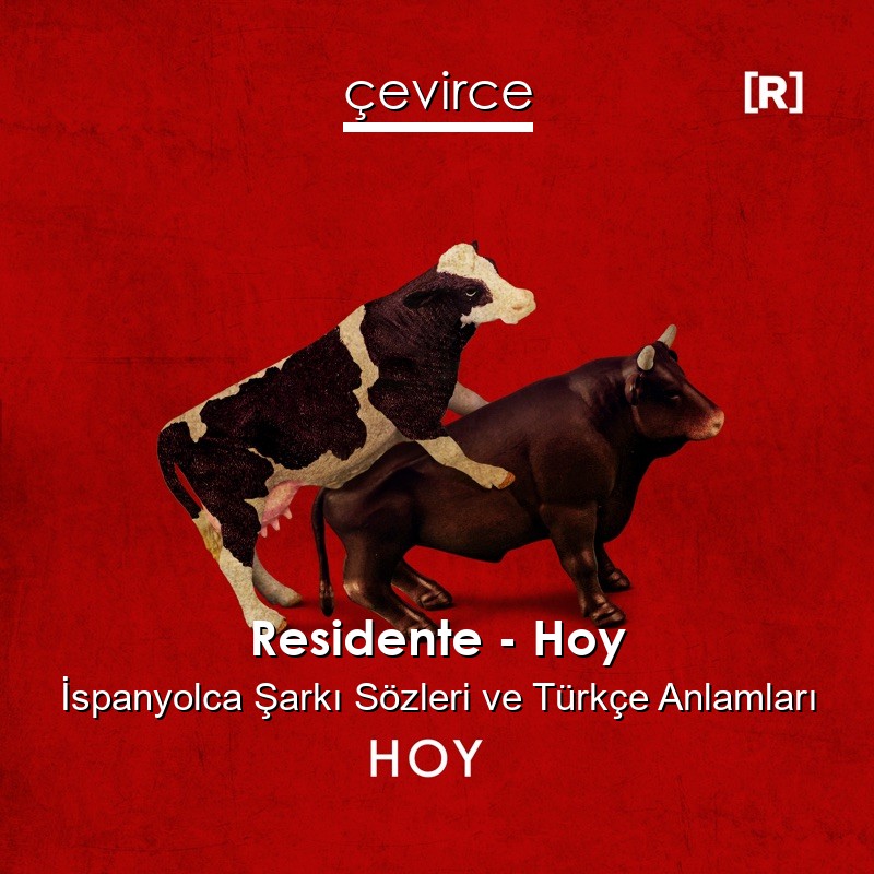 Residente – Hoy İspanyolca Şarkı Sözleri Türkçe Anlamları