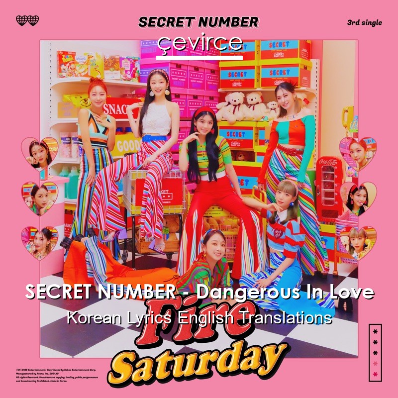 SECRET NUMBER – Dangerous In Love Korean Lyrics English Translations