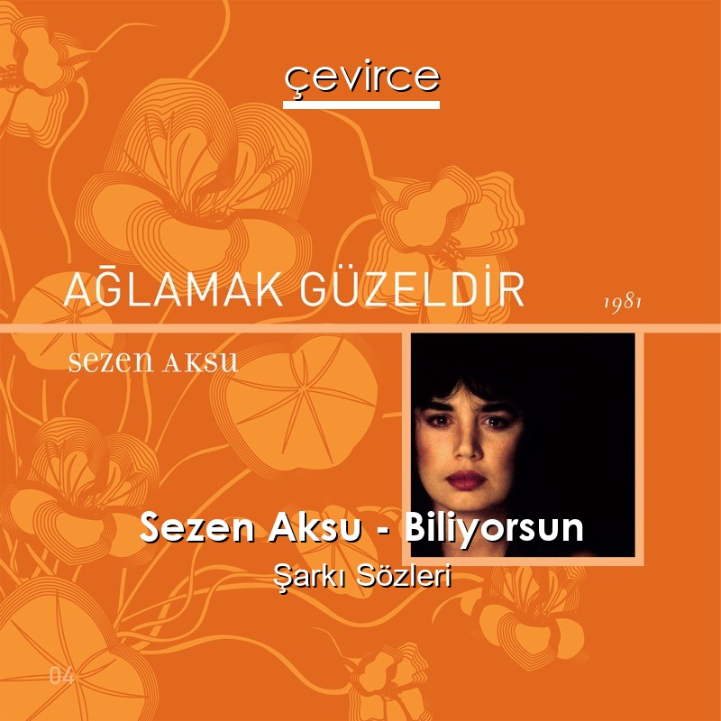 Sezen Aksu – Biliyorsun Şarkı Sözleri