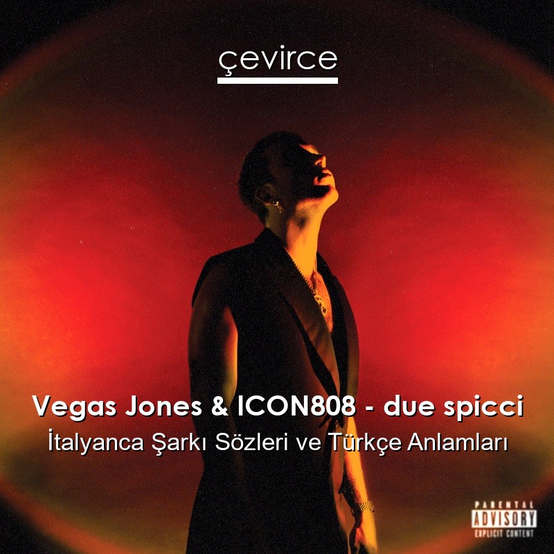 Vegas Jones & ICON808 – due spicci İtalyanca Şarkı Sözleri Türkçe Anlamları