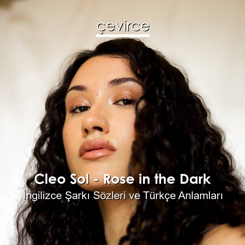 Cleo Sol – Rose in the Dark İngilizce Şarkı Sözleri Türkçe Anlamları