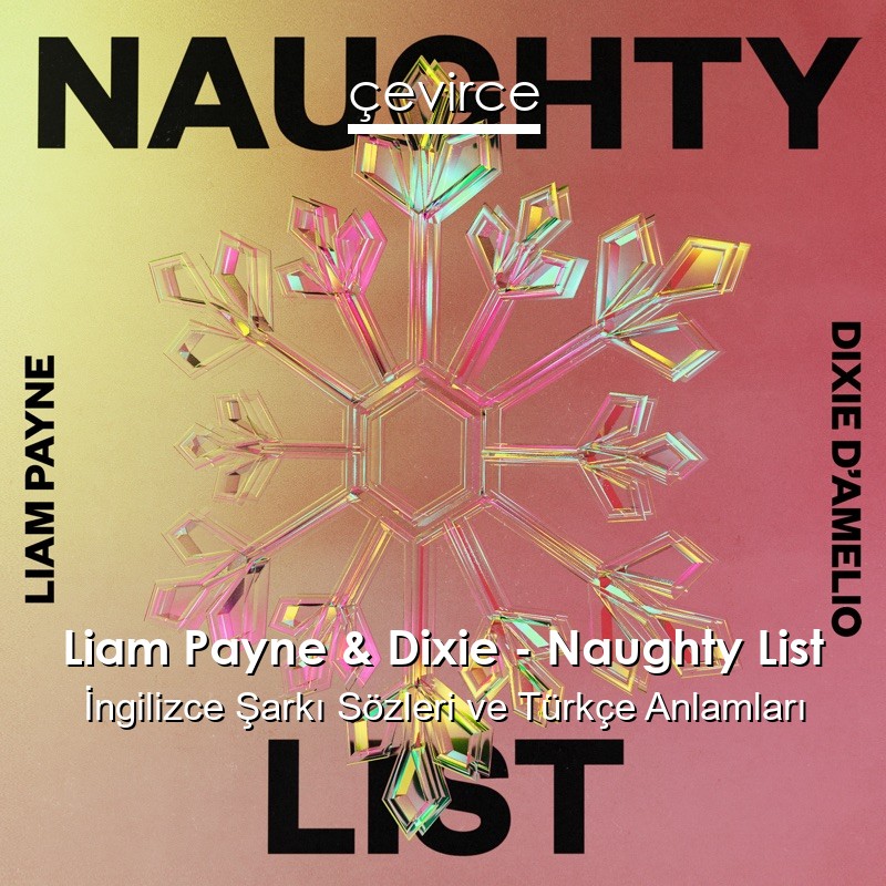 Liam Payne & Dixie – Naughty List İngilizce Şarkı Sözleri Türkçe Anlamları