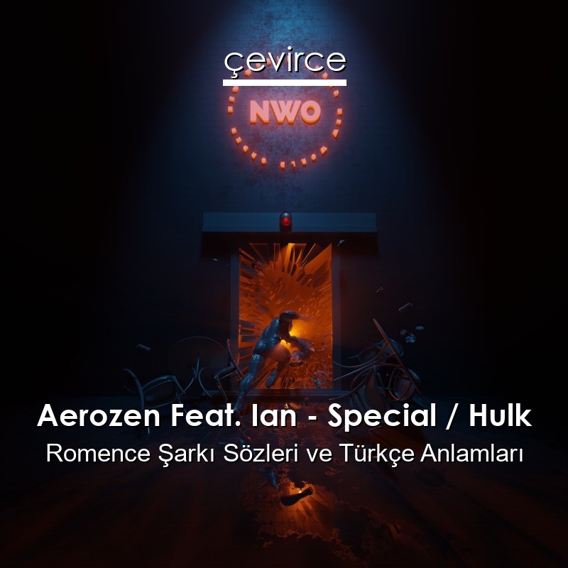 Aerozen Feat. Ian – Special / Hulk Romence Şarkı Sözleri Türkçe Anlamları