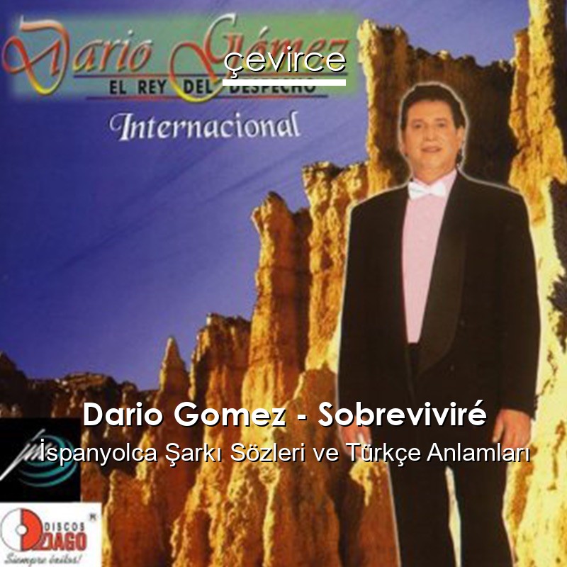 Dario Gomez – Sobreviviré İspanyolca Şarkı Sözleri Türkçe Anlamları