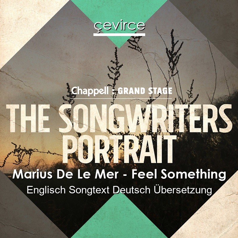 Marius De Le Mer – Feel Something Englisch Songtext Deutsch Übersetzung