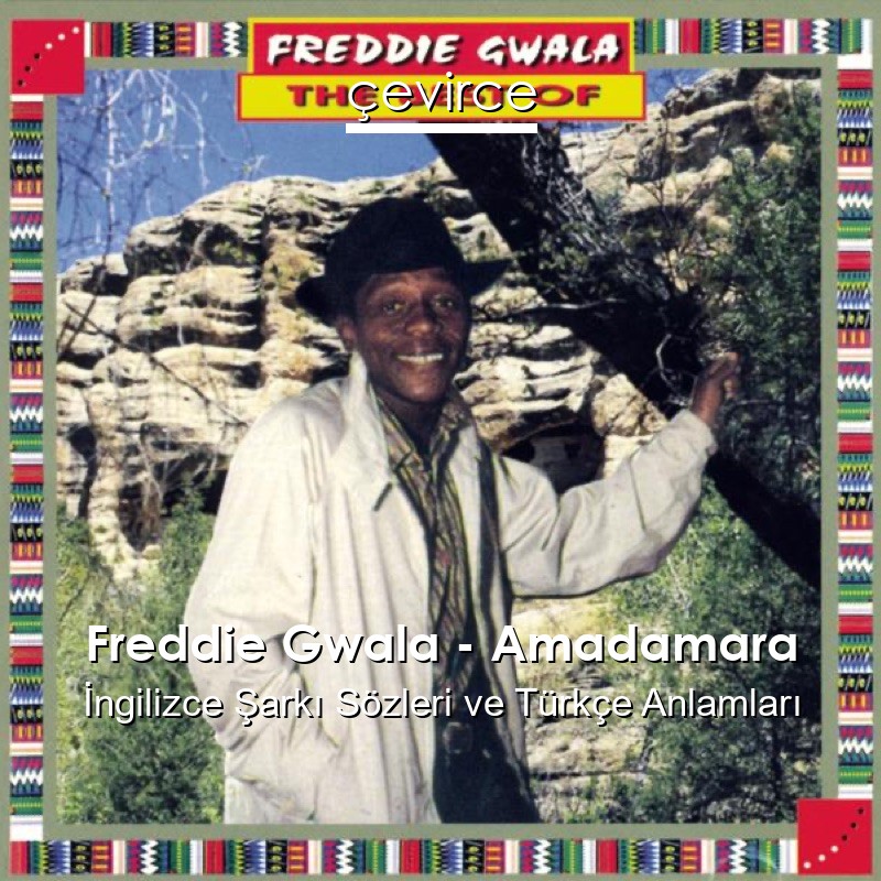 Freddie Gwala – Amadamara  Şarkı Sözleri Türkçe Anlamları