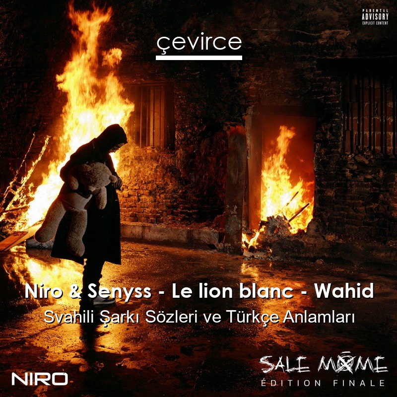 Niro & Senyss – Le lion blanc – Wahid Svahili Şarkı Sözleri Türkçe Anlamları