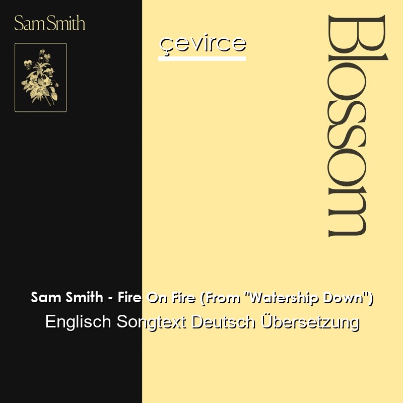 Sam Smith – Fire On Fire (From “Watership Down”) Englisch Songtext Deutsch Übersetzung